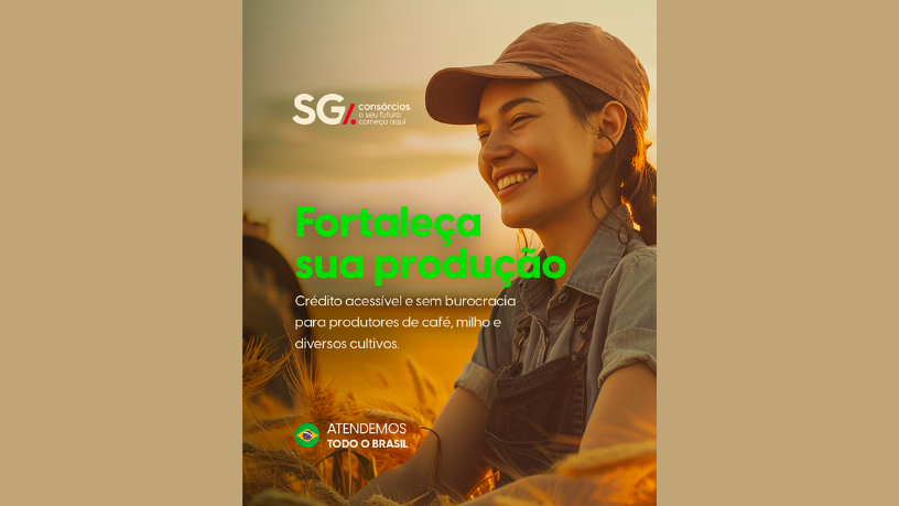 A SG Consórcios - Segatt e Genrro apresenta o consórcio rural como alternativa acessível para quem busca investir no campo.
